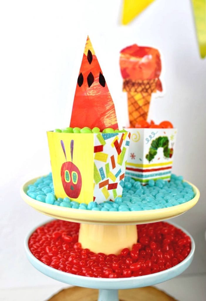 The Very Hungry Caterpillar party food ideas for kids.