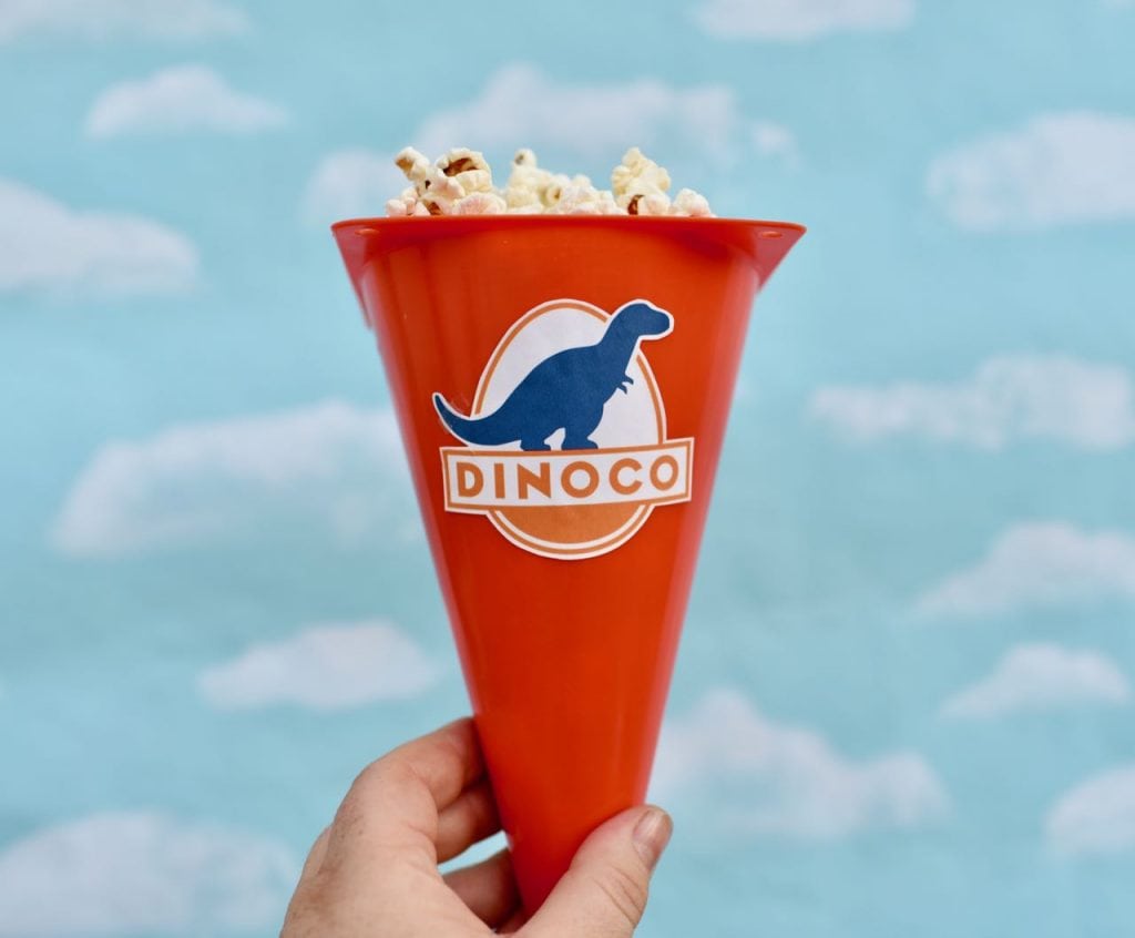 Disney Cars party with popcorn cones party food