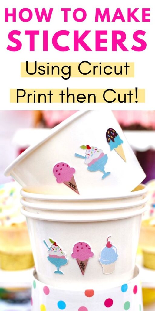 How to make stickers using Cricut Print then Cut Make Life Lovely
