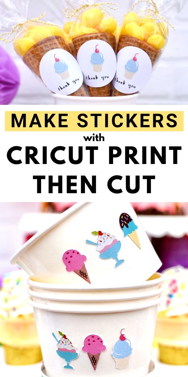 How to Make Stickers With Cricut Print then Cut Make Life Lovely