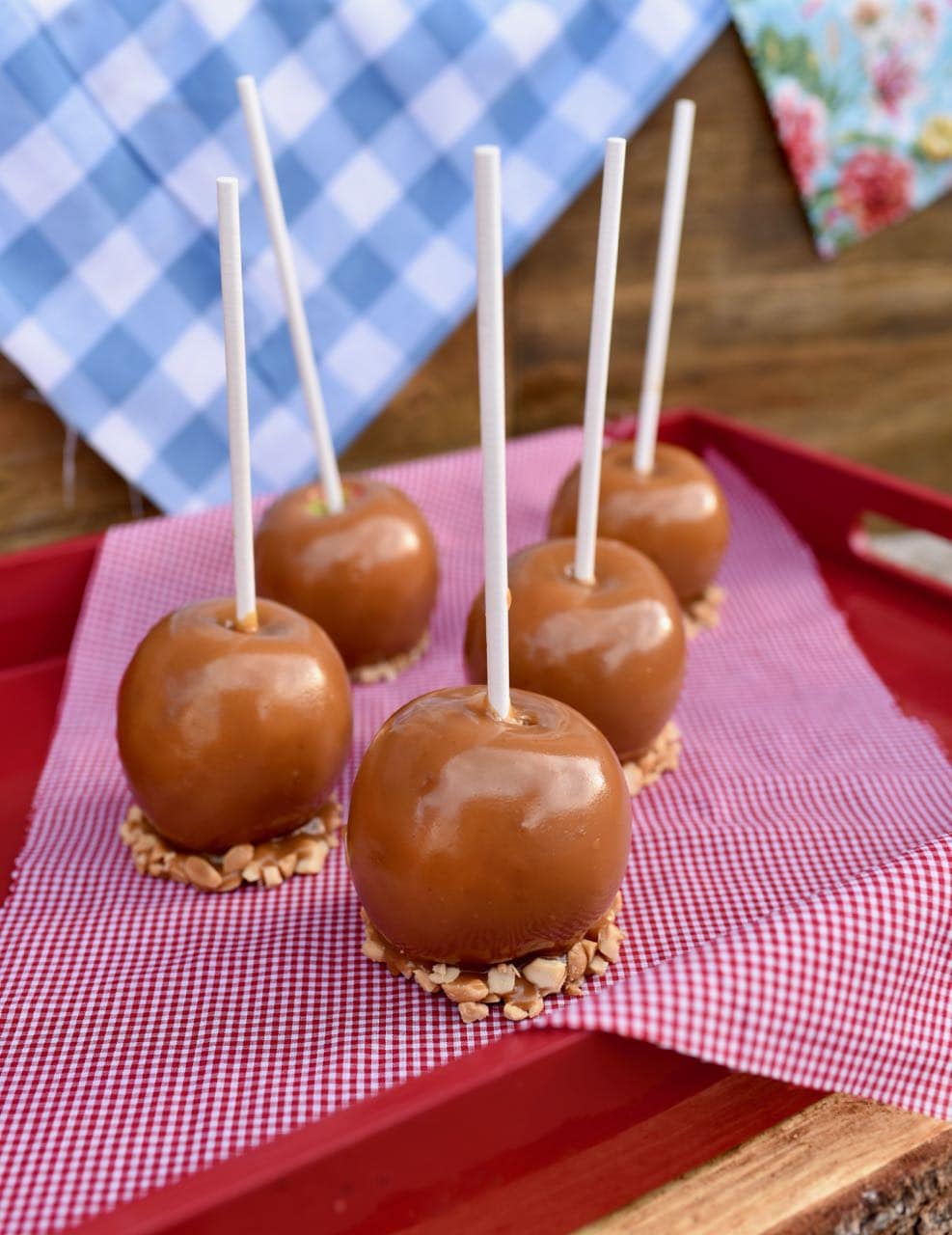 Peanut butter caramel apples recipe Make Life Lovely