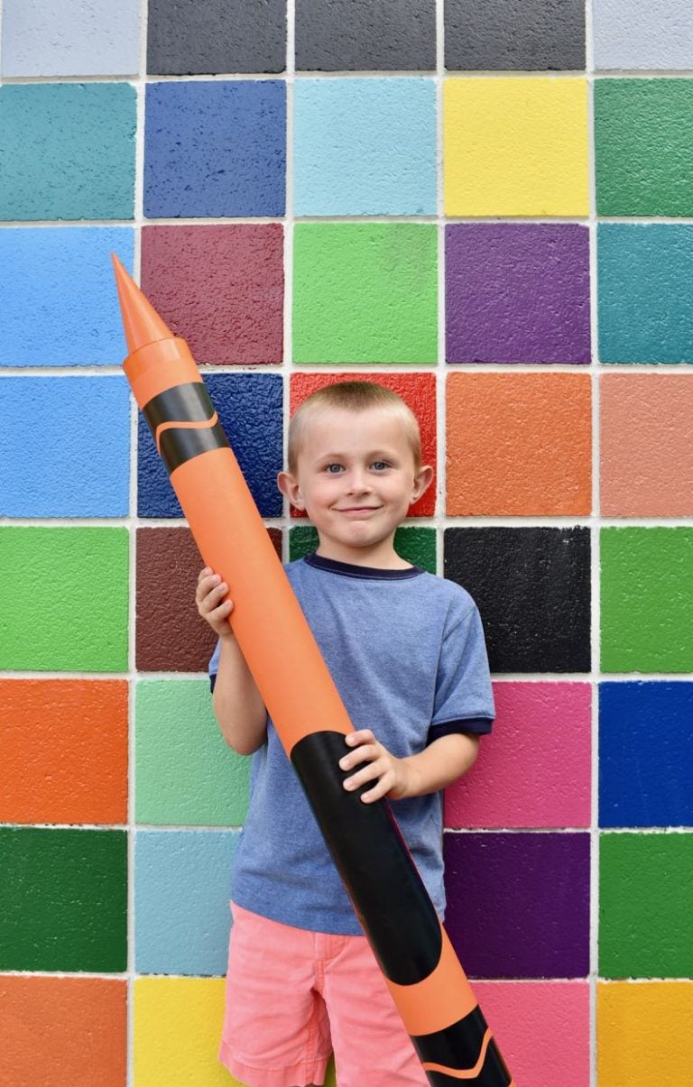 Giant Crayon DIY for Back to School, Classroom, Party Prop, & More Make Life Lovely