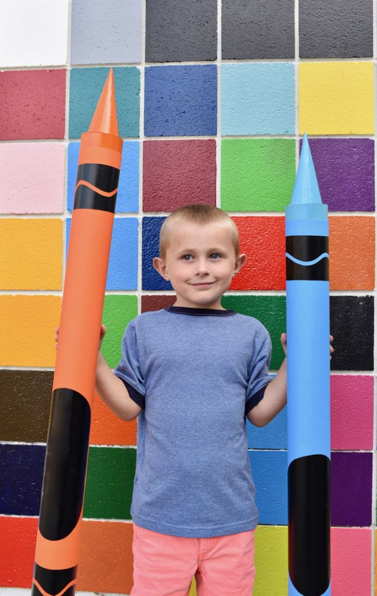 Giant Crayon DIY for Back to School, Classroom, Party Prop, & More