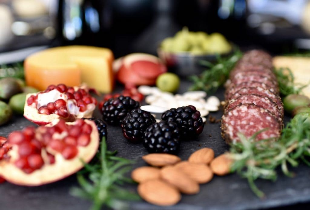 Gothic Halloween cheese board