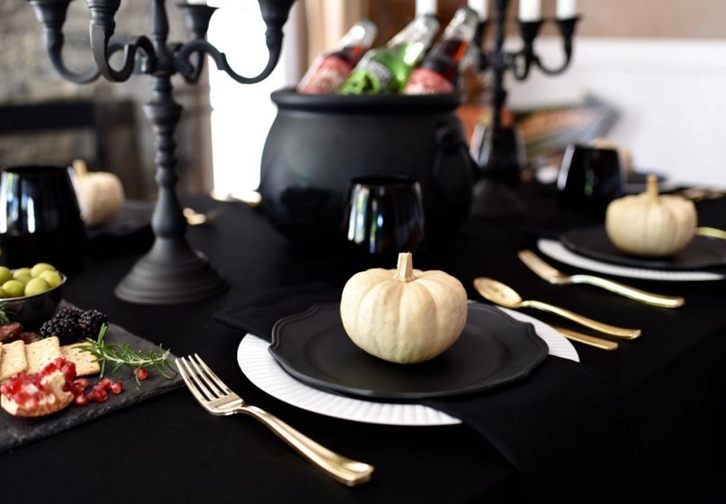Gothic Halloween dinner party