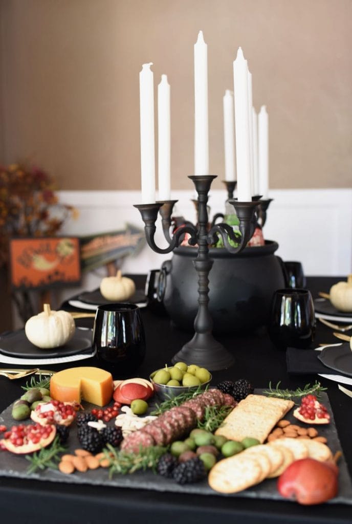 Halloween dinner party