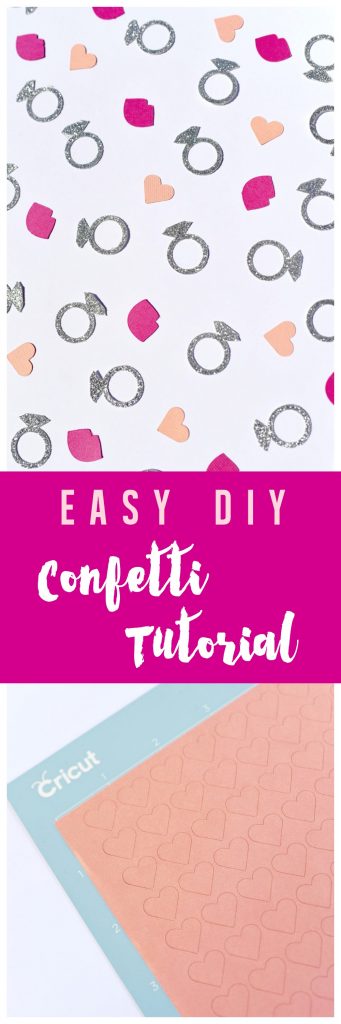 Party confetti tutorial with Cricut Explore Maker machine