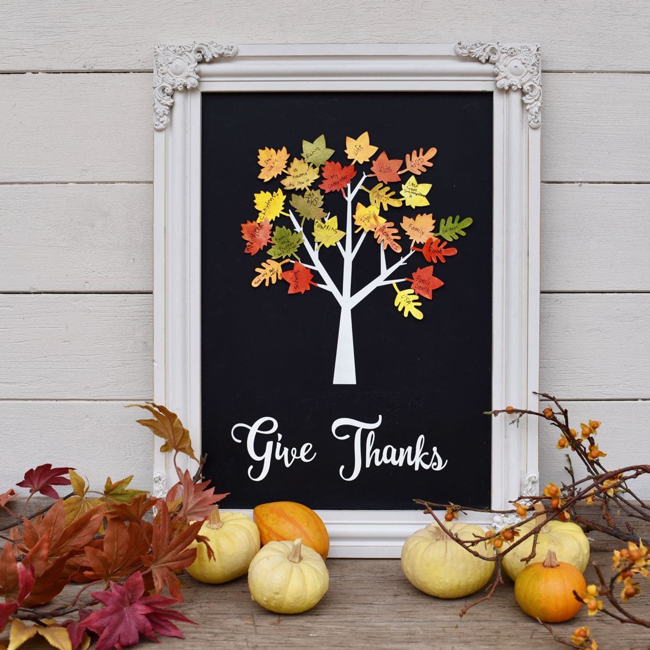 Thankful tree Thanksgiving craft - Make Life Lovely