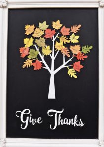 Thankful tree Thanksgiving home decor