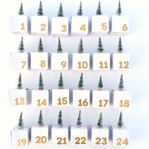Advent calendar boxes diy