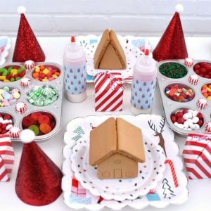 Gingerbread house decorating party ideas square