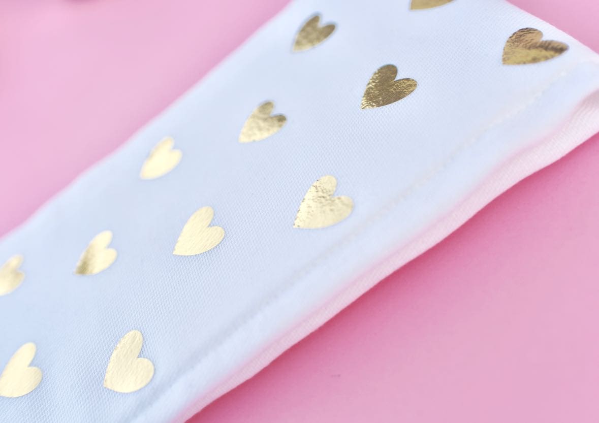 DIY Burp Cloths with Heat Transfer Vinyl + Cricut Make Life Lovely