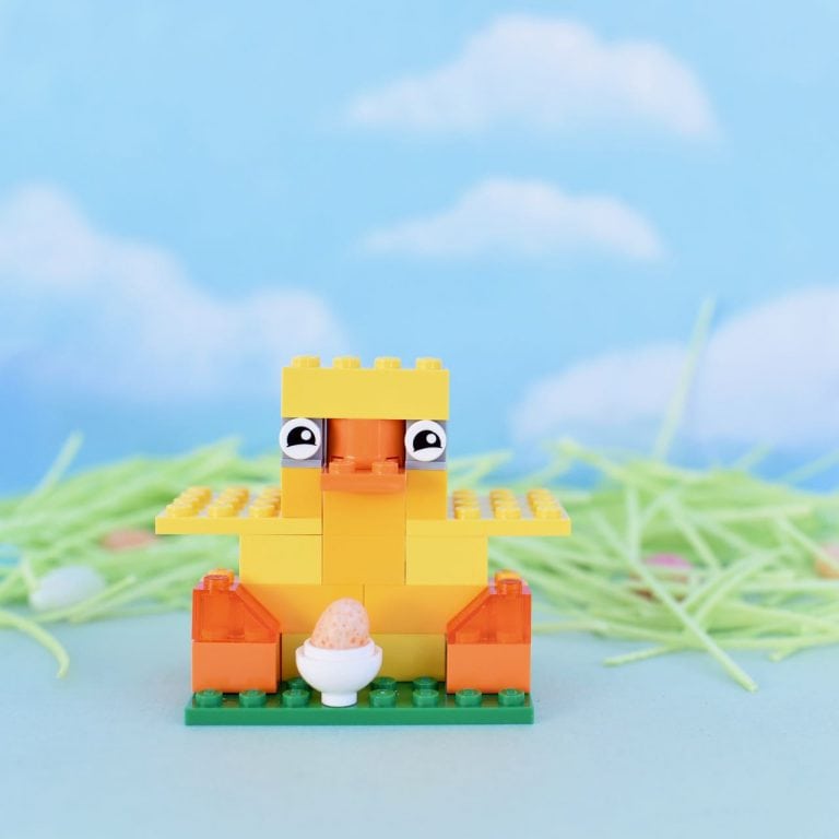 How to Build a LEGO Easter Bunny, Chick, and Easter Basket Make Life Lovely