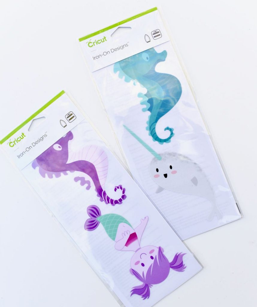 Cricut Iron-On Designs in Cute Sea Boy and Cute Sea Girl