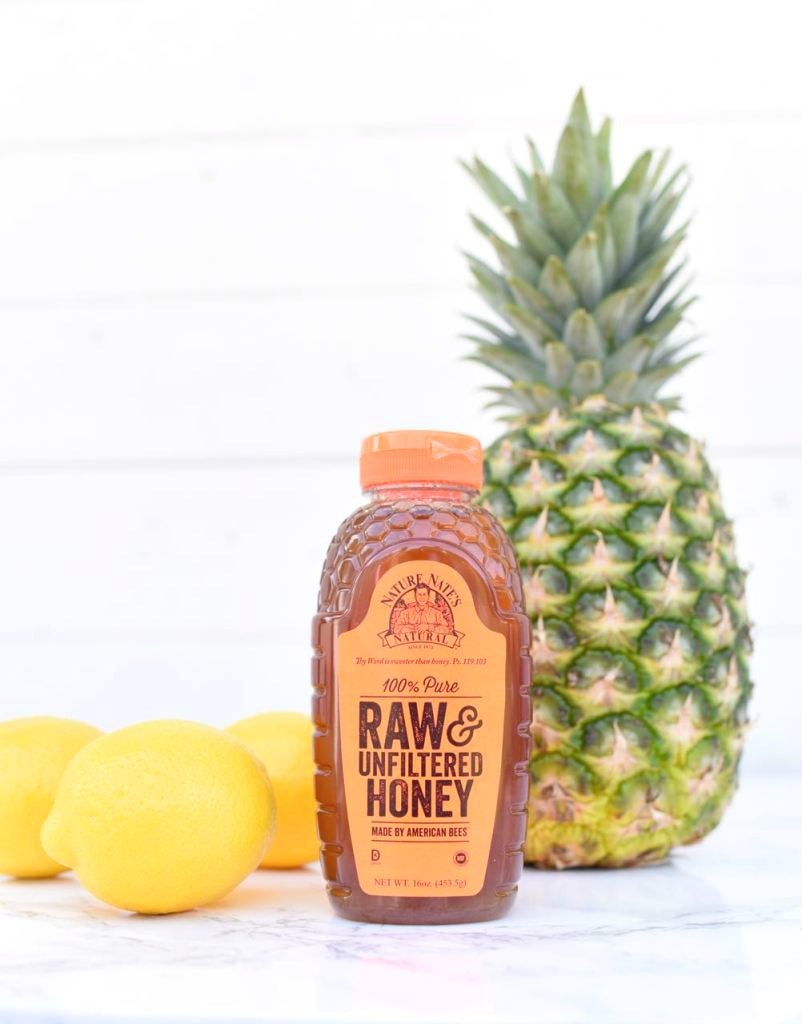 PineapplelemonaderecipewithNatureNatesHoney2 Make Life Lovely