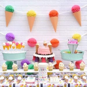 Summer ice cream party with Cricut