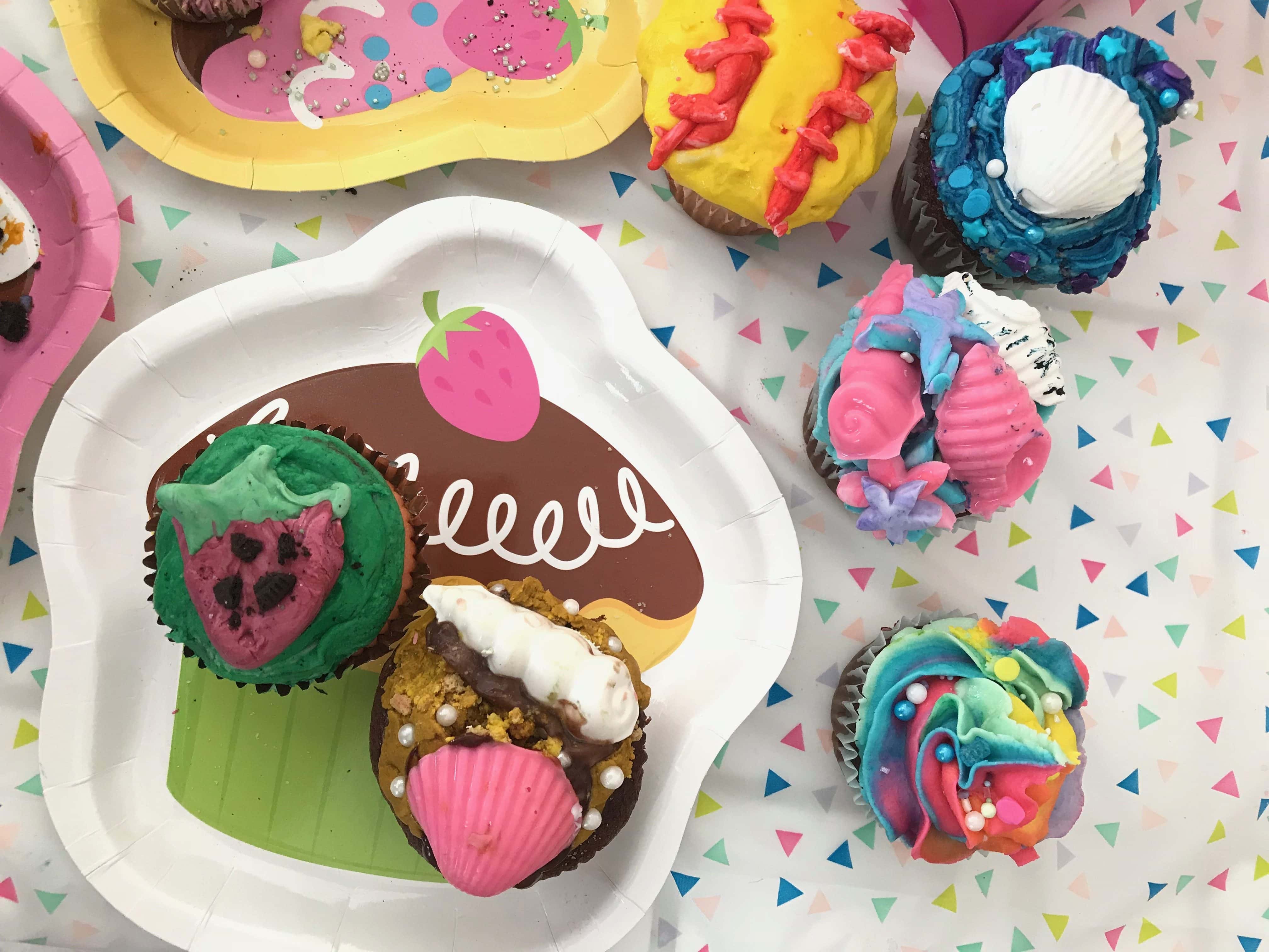 Cupcake Wars birthday party cupcakes Make Life Lovely