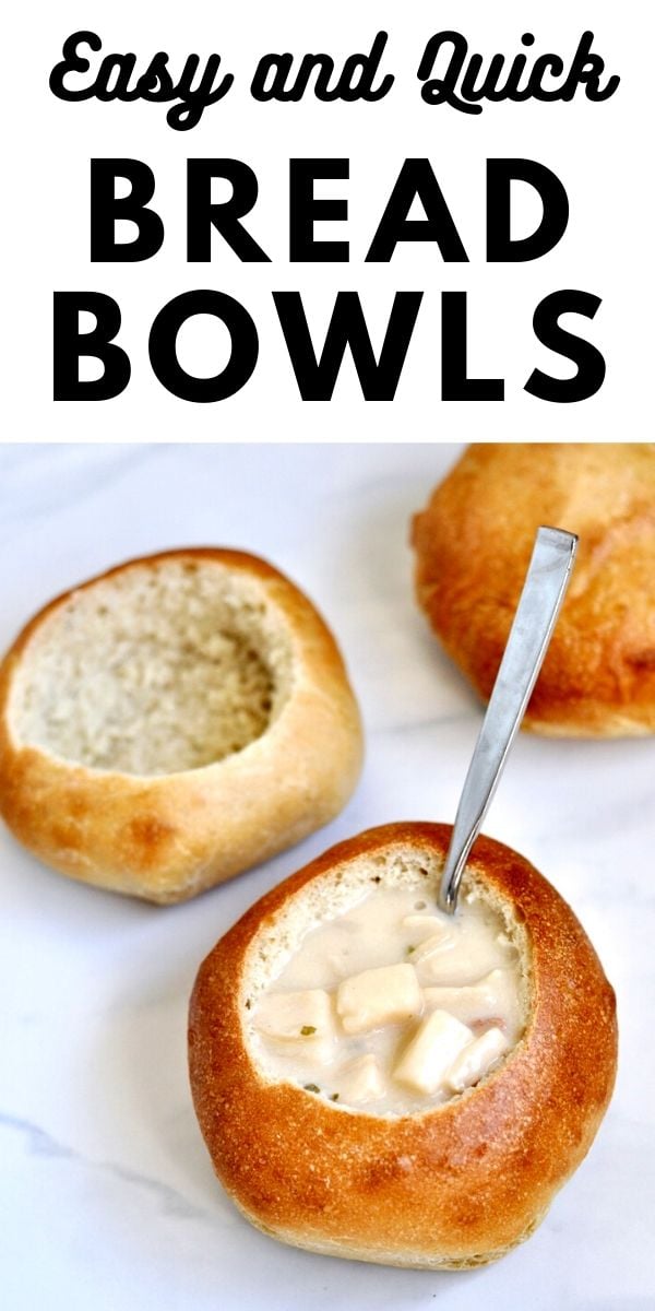 Easy and quick bread bowls recipe Make Life Lovely