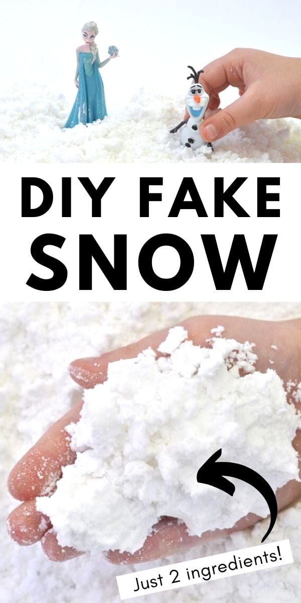 DIY Fake Snow with Just 2 Ingredients! Make Life Lovely