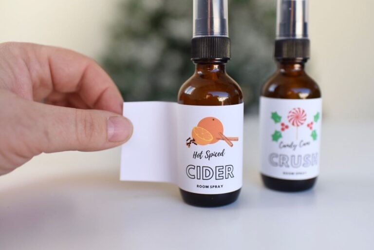 Free printable room spray labels make life lovely