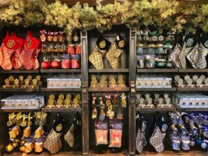 Harry Potter Christmas merchandise at Universal Studios Hollywood