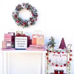 Favorite things party for Christmas