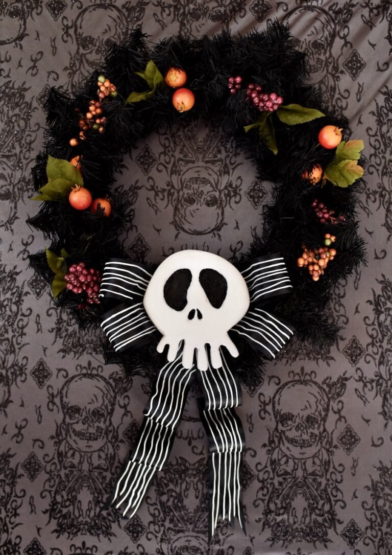 Nightmare Before Christmas Wreath DIY Make Life Lovely