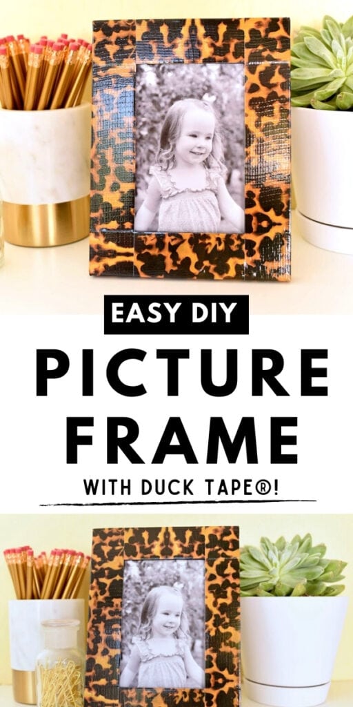 girl photograph in tortoise shell picture frame