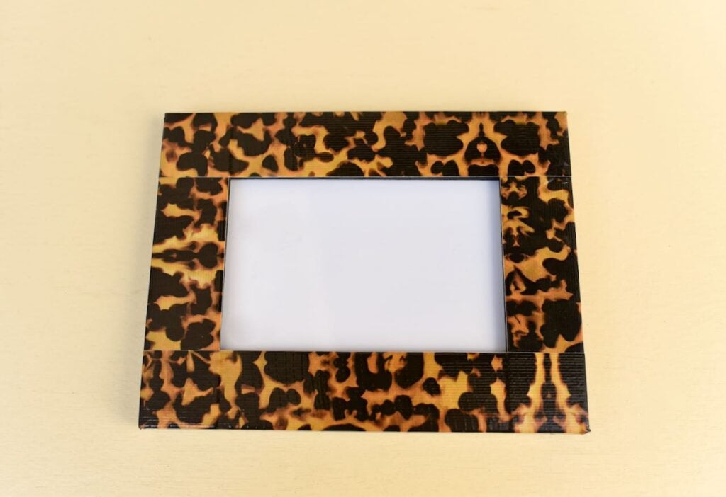tortoise shell frame with duck tape