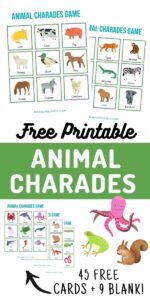 45 FREE Printable Animal Charades Cards {All Ages!} - Make Life Lovely