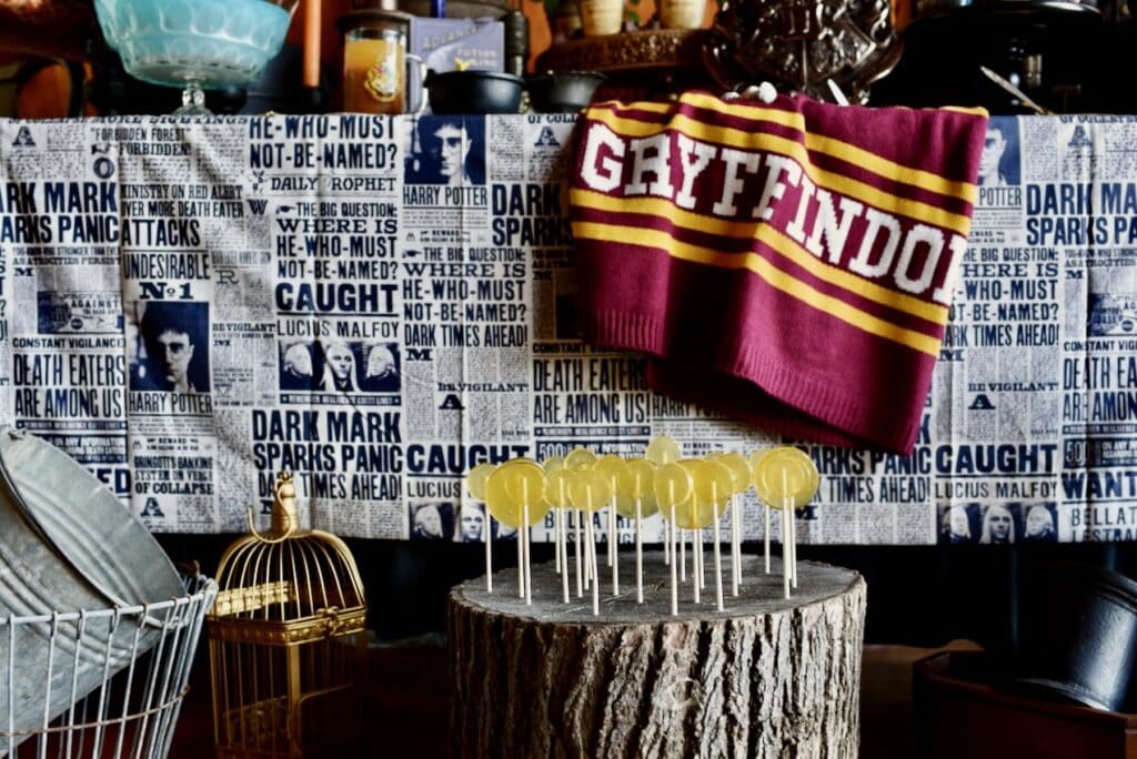 Harry Potter butterbeer lollipops