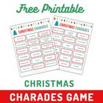 72 FREE Printable Christmas Charades Cards - Make Life Lovely